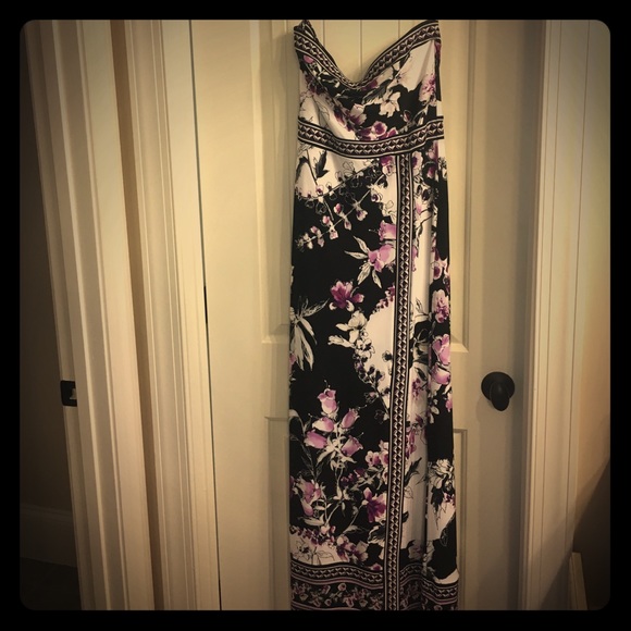 White House Black Market Maxi dress worn once (SM) - Picture 1 of 5